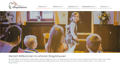 Desktop Screenshot of dingolshausen.de